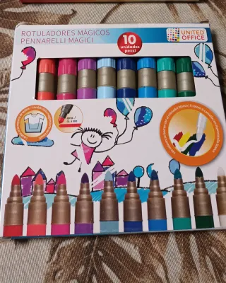 Set de Lápices de Cera y Rotuladores Mágicos