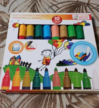 Set de Lápices de Cera y Rotuladores Mágicos