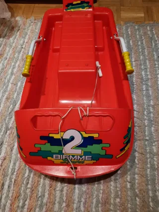 Trineo Biemme Sport Rojo