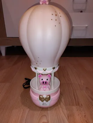 Lamparita Noche Infantil Cerdo Globo