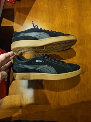 Puma Talla 44.5 Negro/Marrón