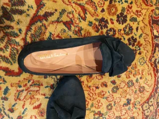 Bailarinas azules con lazo