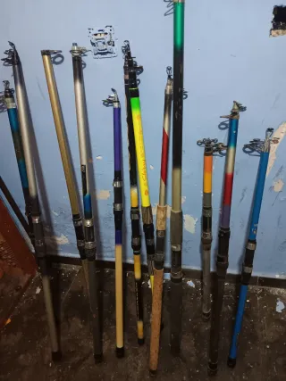 Cañas de pescar telescópicas