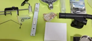 Lote herramientas y ferretería