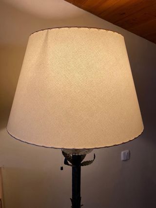 Lámpara de forja vintage