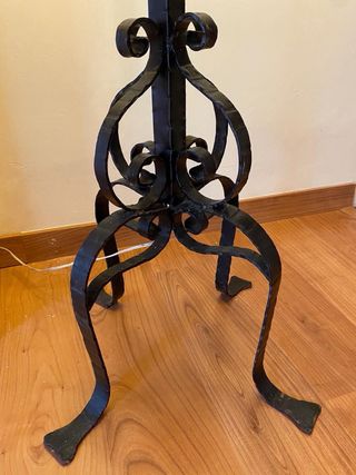 Lámpara de forja vintage