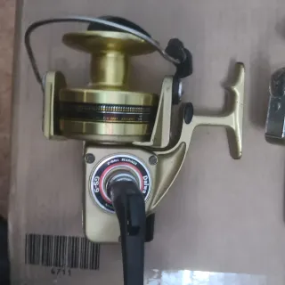 Lote 5 carretes pesca Daiwa GS9 dorados