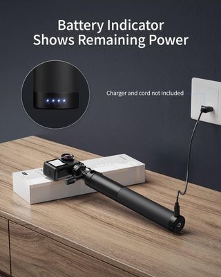 WOLFANG Action CAM Selfie Stick Carga tu cámara de