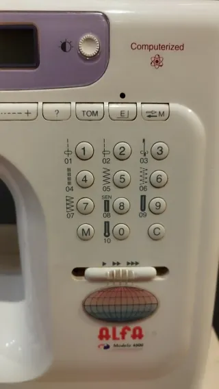 Máquinas de coser Alfa Modelo 1405 y Modelo 4800