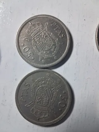 Lote monedas peseta Juan Carlos