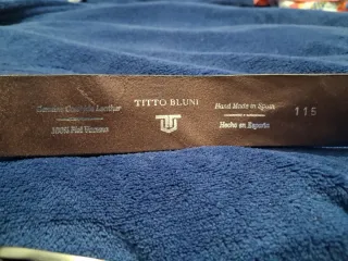 Cinturón Titto Bluni Piel Vacuno .130cm