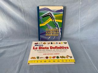 dos. Libros de alimentación y dieta.