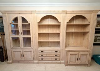 Mueble de salón 3 módulos madera