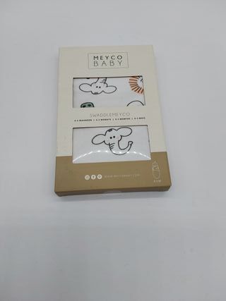 Saco Meyco Baby Animal, equipo inicial para recién nacidos (saco para bebés de 0 a 3 meses, suave para dormir, transpirable y ab