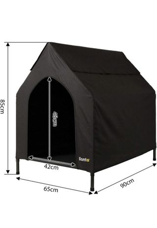 lionto Letto per Cani con Tettoia