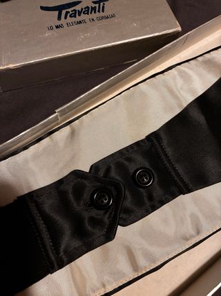 Fajín y Pajarita Travanti Negro