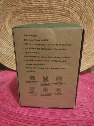 Vaso Bambú Natura Eco-Friendly Nuevo