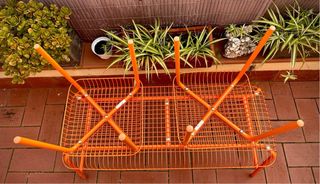 Banco Vasterön y 2 Taburetes Ikea Naranja