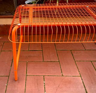 Banco Vasterön y 2 Taburetes Ikea Naranja