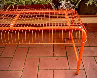 Banco Vasterön y 2 Taburetes Ikea Naranja