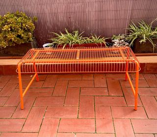 Banco Vasterön y 2 Taburetes Ikea Naranja