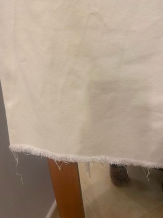 Pantalón wide leg beige