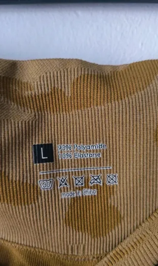 Leggings camuflaje beige y verde