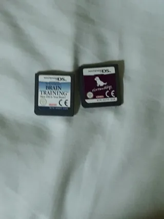 2 Juegos Nintendo DS: Brain Training y Nintendogs