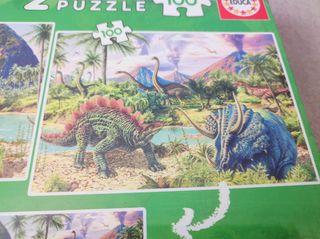 2 Puzzles Educa 100 Piezas Dinosaurios