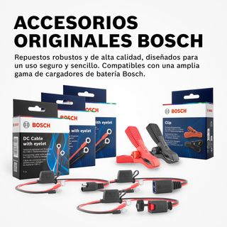 Bosch Cargador de Batería para Coche C30, 3,5 Ampe