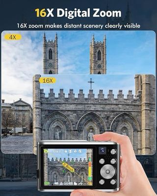 Cámara Digital 4K Autofocus 48MP Zoom 16X