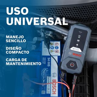 Bosch Cargador de Batería para Coche C10, 3,5 Ampe