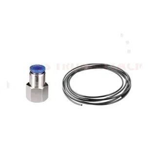 Kit Manómetro Turbo 52mm LED Azul -1+3 bar