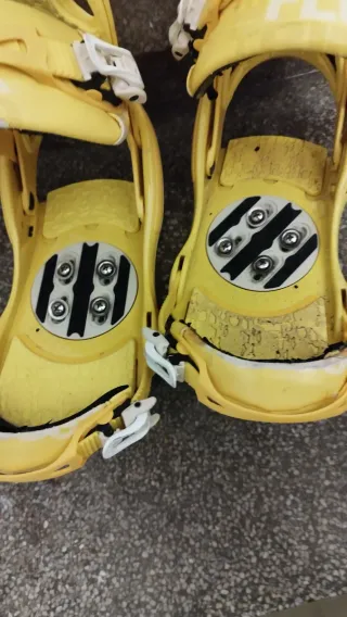 Fijaciones Flux Snowboard Amarillas