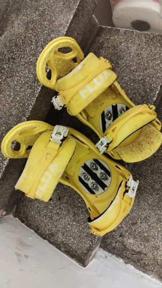 Fijaciones Flux Snowboard Amarillas