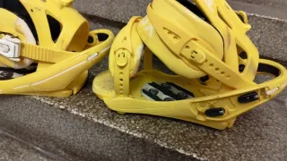 Fijaciones Flux Snowboard Amarillas