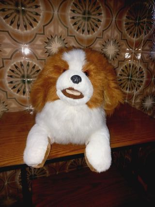 Vintage Cão de peluche Anos 80