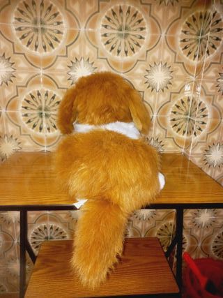 Vintage Cão de peluche Anos 80