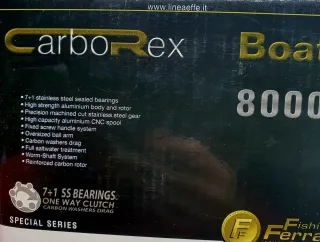 Carrete Spinning Atún,  Carrete Carbo Rex  8000