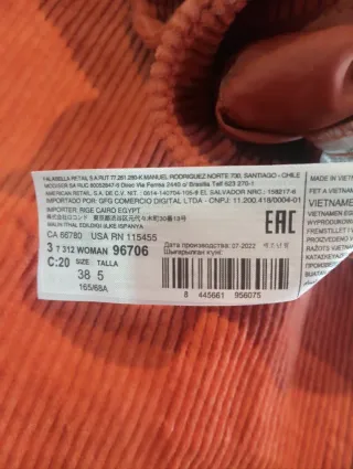 Pantalons de pana T 38, M