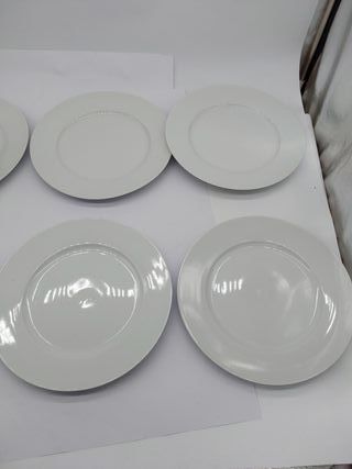 Amazon Basics piatti piani, 6 unità, 26,7 cm