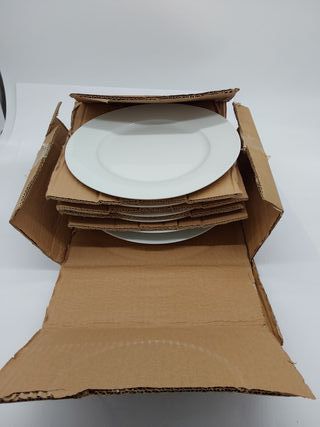 Amazon Basics piatti piani, 6 unità, 26,7 cm