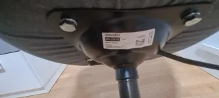 Silla giratoria IKEA SKRUVSTA Negra/Gris