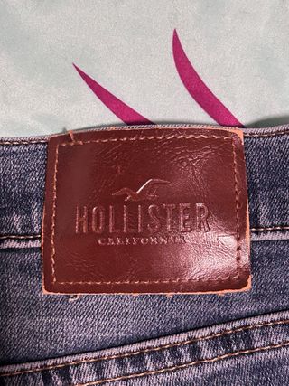 Jeans Hollister Hombre Azules