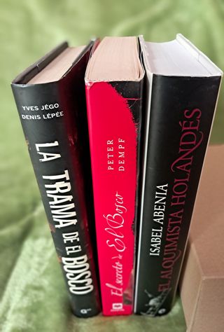 LOTE DE TRES NOVELAS SOBRE EL PINTOR "EL BOSCO"