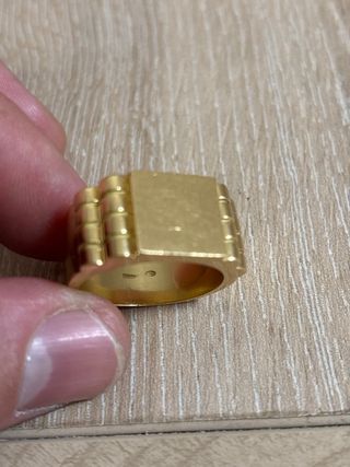 Anillo Sello Oro 18k talla 23