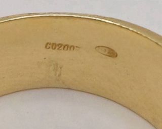 Anillo Sello Oro 18k talla 23