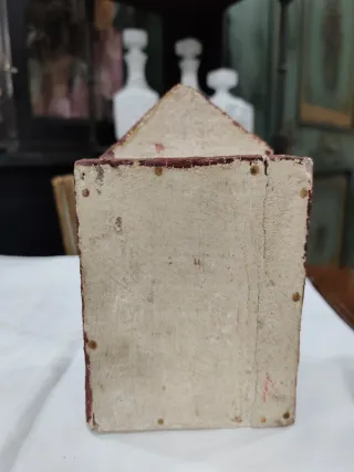 Antiguo retablo peruano madera y escayola