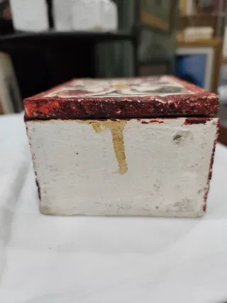 Antiguo retablo peruano madera y escayola