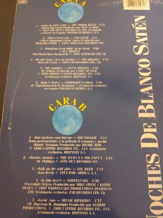 Vinilo Doble LP Noches de Blanco Satén